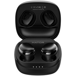 Bluetooth-гарнитура Hator Hyреrpunk Truedots HD SyncHUB Black (HTA411)