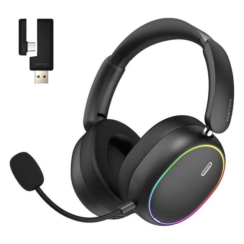 Гарнiтура Hator Phoenix 2 Wireless Black (ESH40)