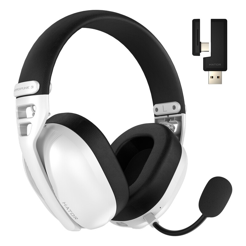 Гарнитура Hator Hyperpunk 3 Wireless White (ESH16)