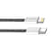 Фото - Кабель ColorWay USB Type-C - Lightning (M/M), (braided cotton) (PD Fast Charging 27W), 2 м, Black (CW-CBPDCL068-BK) | click.ua