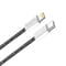 Фото - Кабель ColorWay USB Type-C - Lightning (M/M), (braided cotton) (PD Fast Charging 27W), 2 м, Black (CW-CBPDCL068-BK) | click.ua