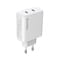 Фото - Мережевий зарядний пристрій ColorWay GaN Mini 50W PD Port PPS USB (Type-C PD 30W + Type-C PD 20W) White (CW-CHS050PD-WT) | click.ua