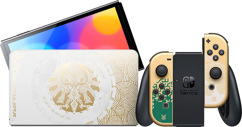 Игровая консоль Nintendo Switch OLED The Legend of Zelda Tears of the Kingdom Edition_HK