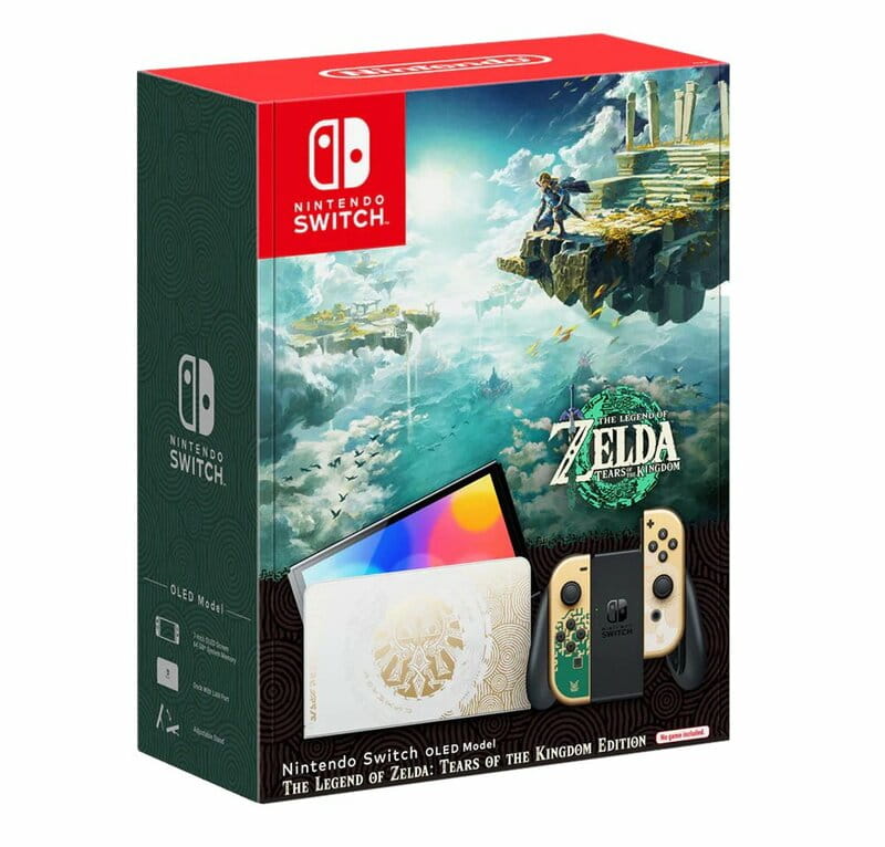 Игровая консоль Nintendo Switch OLED The Legend of Zelda Tears of the Kingdom Edition_HK