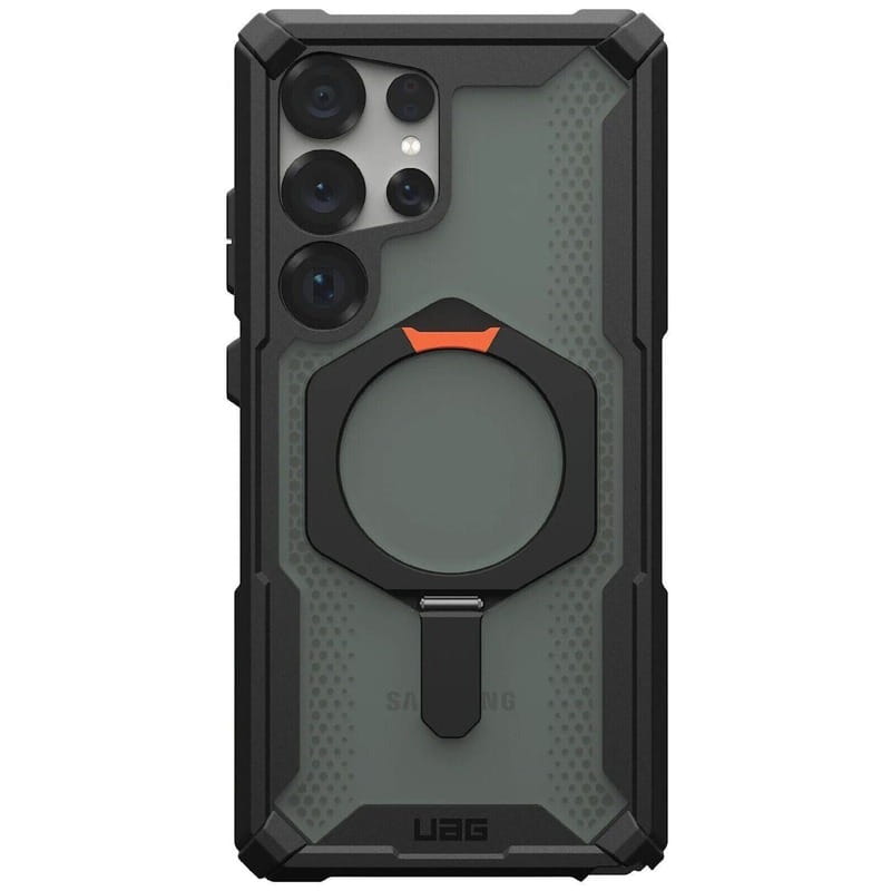 Чохол-накладка Urban Armor Gear для Samsung Galaxy S25 Ultra SM-S938 Plasma XTE with Magnet Black/Orange (214467114097)