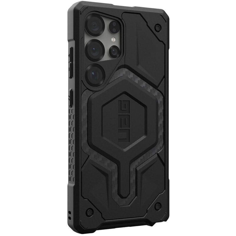 Чохол-накладка Urban Armor Gear для Samsung Galaxy S25 Ultra SM-S938 Monarch Carbon Fiber (214464114242)