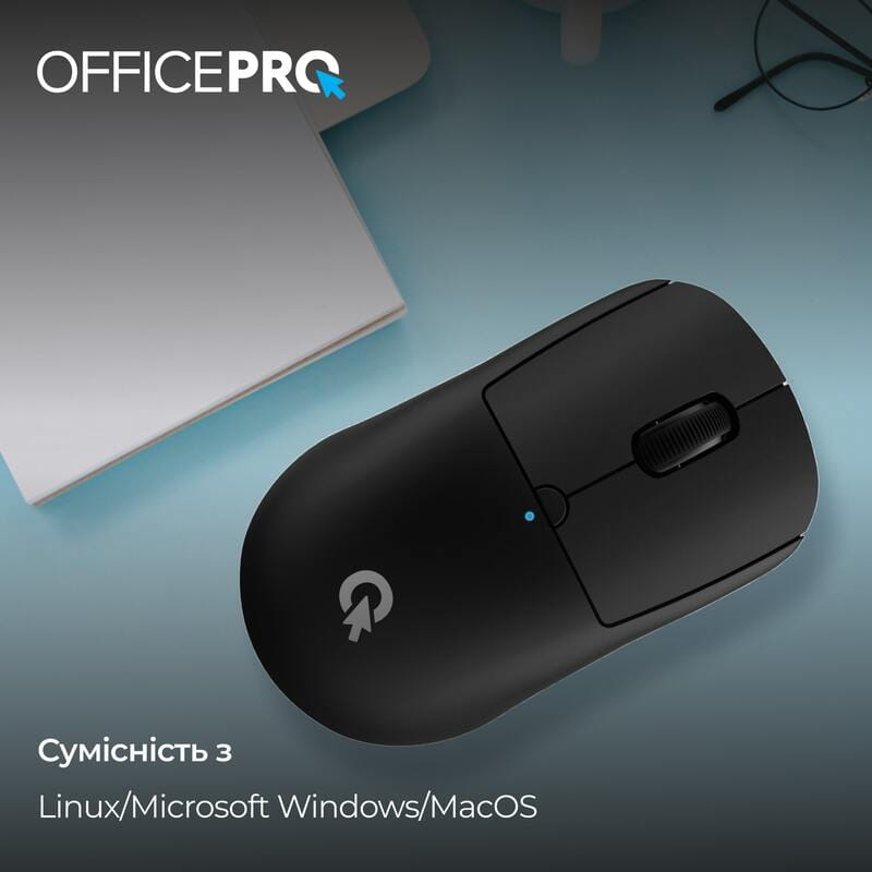 Мышь беспроводная OfficePro M307B Black