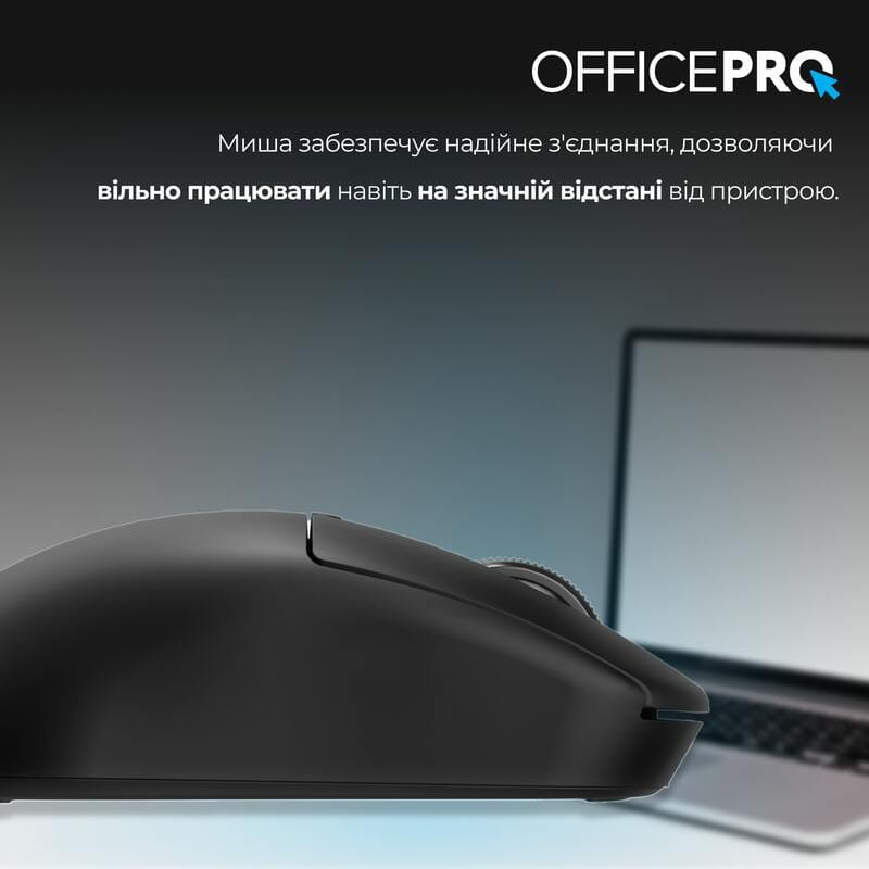 Мышь беспроводная OfficePro M307B Black