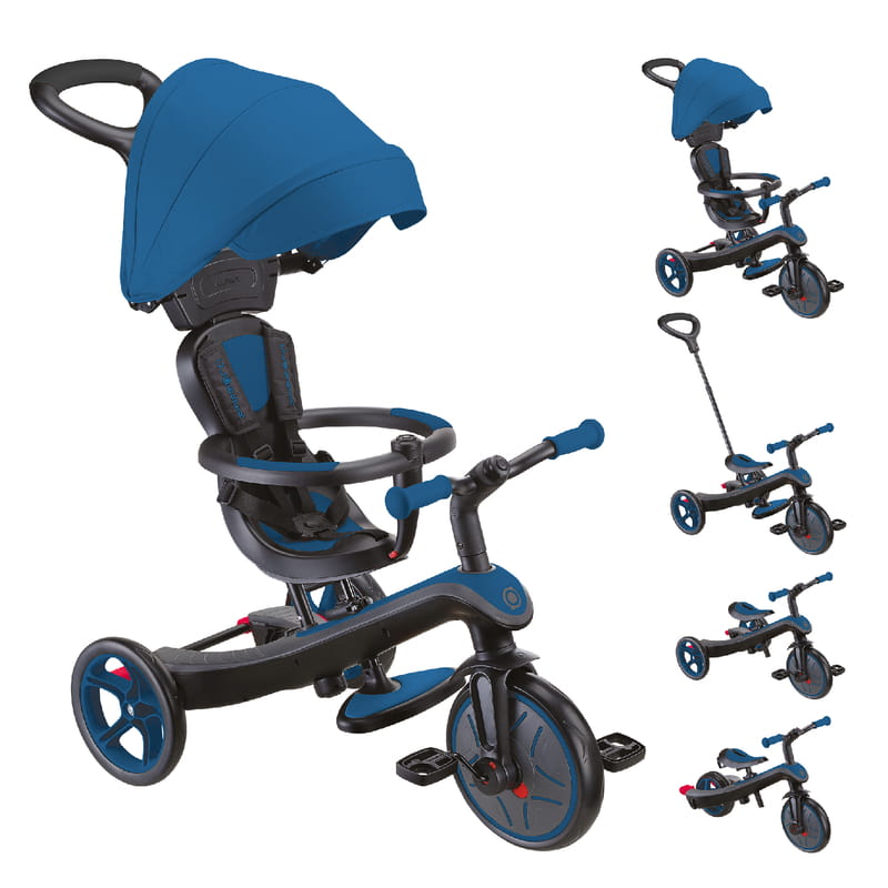 Велосипед триколісний Globber Explorer Trike 4в1 Blue (634-100)