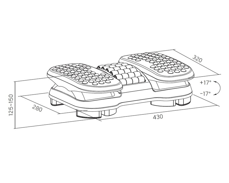 Регульована підставка для ніг OfficePro FR730