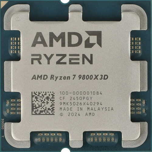 ▷ Процессор AMD Ryzen 7 9800X3D (4.7GHz 96MB 120W AM5) Tray (100