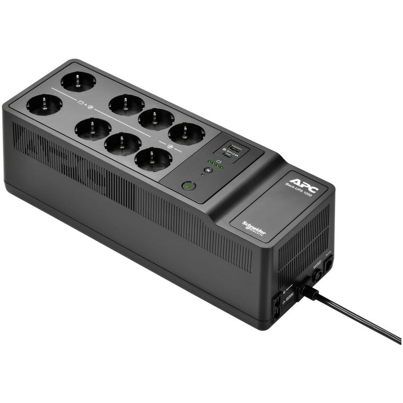 Джерело безперебійного живлення APC Back-UPS 1050VA/600W USB, 6+2 Schuko (BE1050G2-GR)