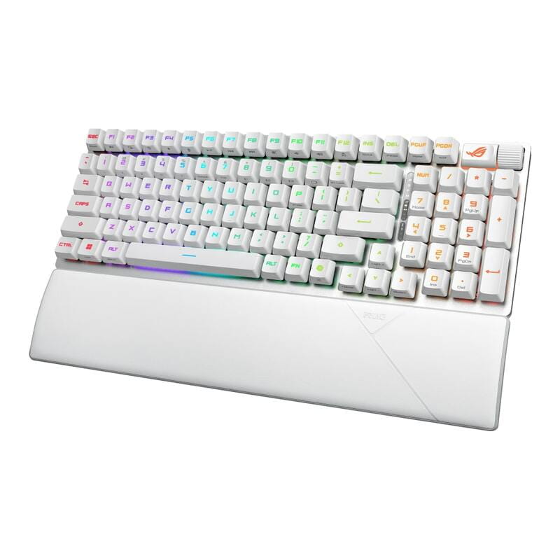 Клавіатура бездротова Asus ROG Strix Scope II RGB WL BT White (90MP03S0-BKUA30)