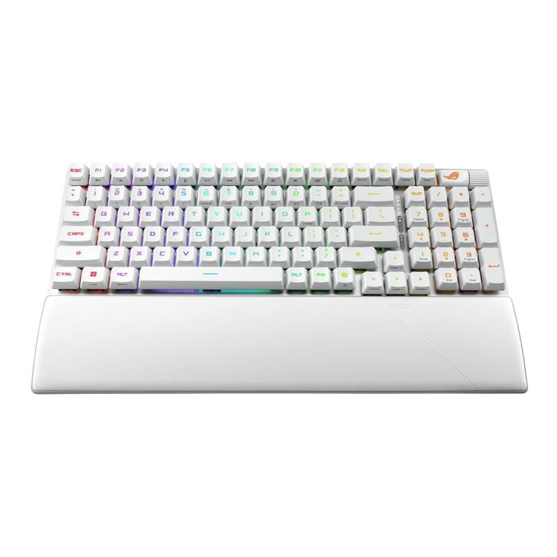 Клавіатура бездротова Asus ROG Strix Scope II RGB WL BT White (90MP03S0-BKUA30)