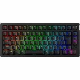 Клавіатура бездротова HyperX Alloy Rise 75 Red RGB UA Black (91Y91AA)