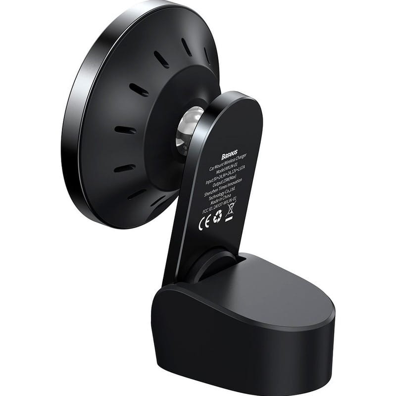 Бездротовий зарядний пристрій Baseus Big Energy Car Mount Wireless Charger Black (WXJN-01)