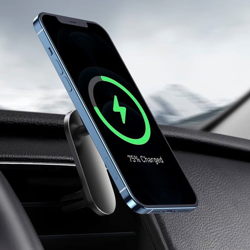 Бездротовий зарядний пристрій Baseus Big Energy Car Mount Wireless Charger Black (WXJN-01)