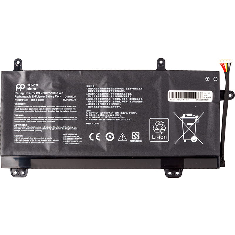 АКБ PowerPlant для ноутбука Asus ROG GU501 Series (C41N1727) 14.8V 2800mAh (NB431984)