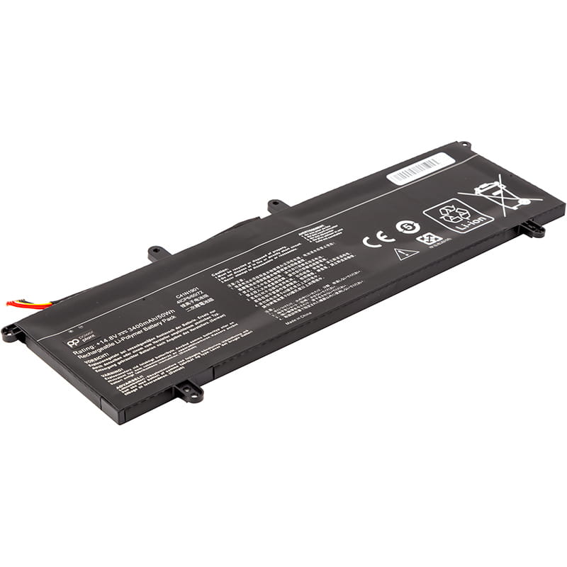 АКБ PowerPlant для ноутбука Asus ZenBook Duo UX481 (C41N1901) 14.8V 3400mAh (NB432059)