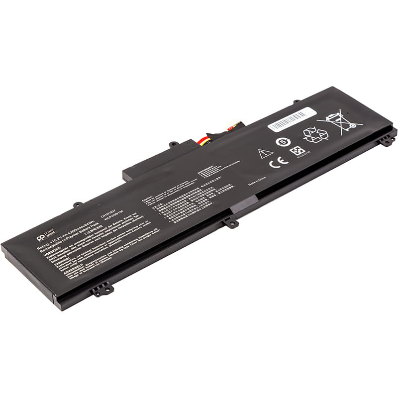 АКБ PowerPlant для ноутбука Asus ROG Zephyrus GA502D (C41N1837) 15.2V 4200mAh (NB432073)