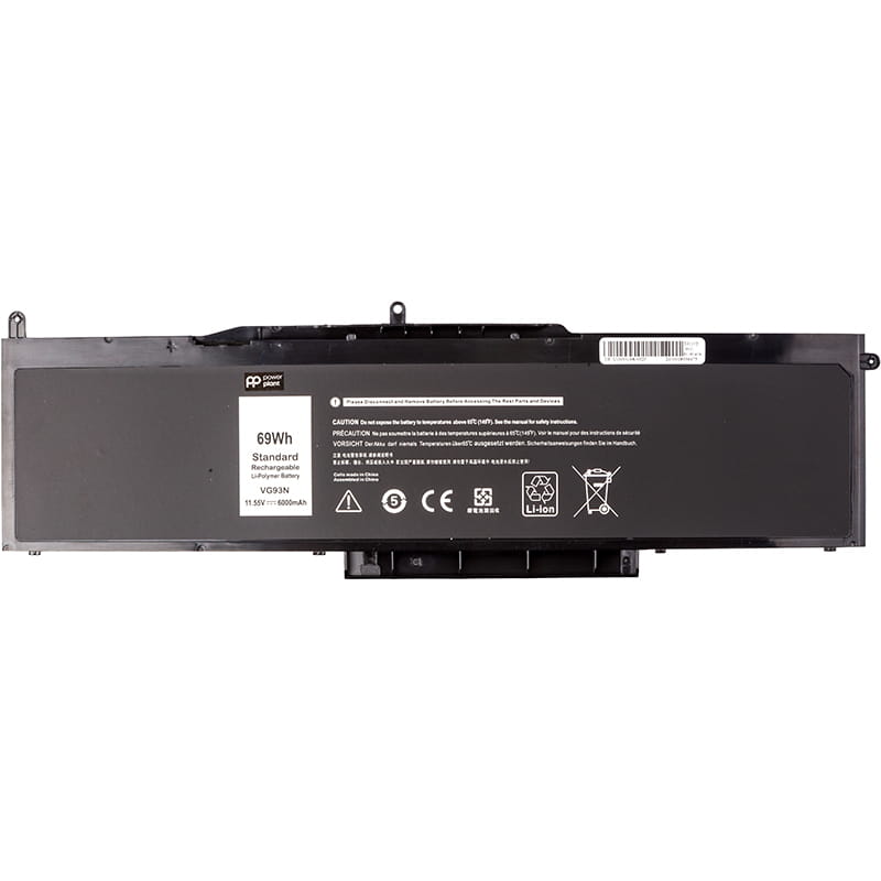 АКБ PowerPlant для ноутбука Dell Precision 15 3520 (VG93N) 11.55V 6000mAh (NB442119)