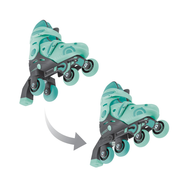 Ролики Globber 2в1 р.30-33 Mint/Green (783-206)