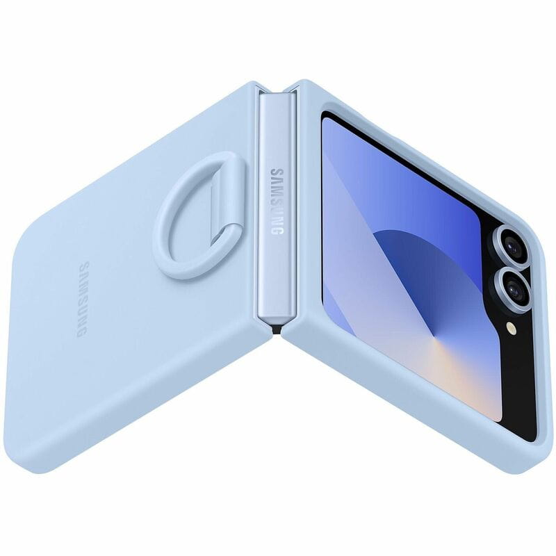 Чохол-накладка SSamsung Silicone Cover with Ring для Samsung Galaxy Flip 6 (EF-PF741TLEGUA)