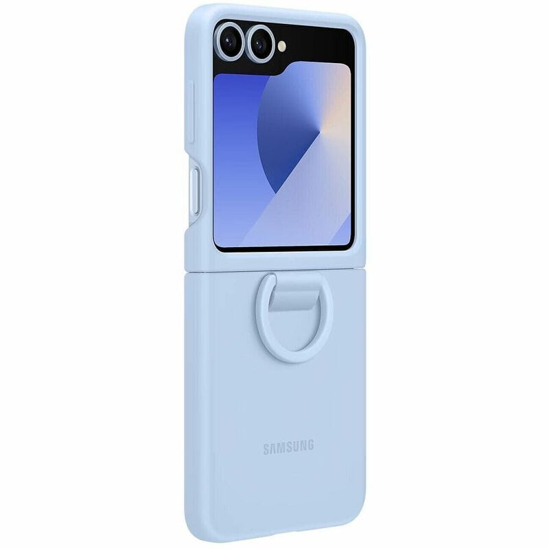 Чeхол-накладка Samsung Silicone Cover with Ring для Samsung Galaxy Flip 6 (EF-PF741TLEGUA)