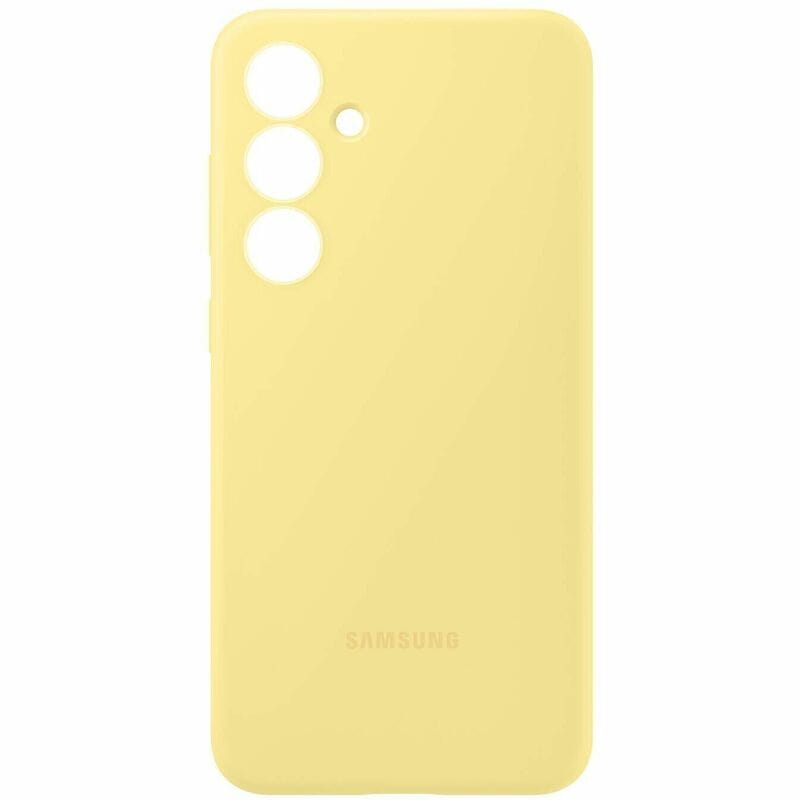 Чохол-накладка Samsung Silicone Case для Samsung Galaxy S24 FE SM-S721 Yellow (EF-PS721CYEGWW)