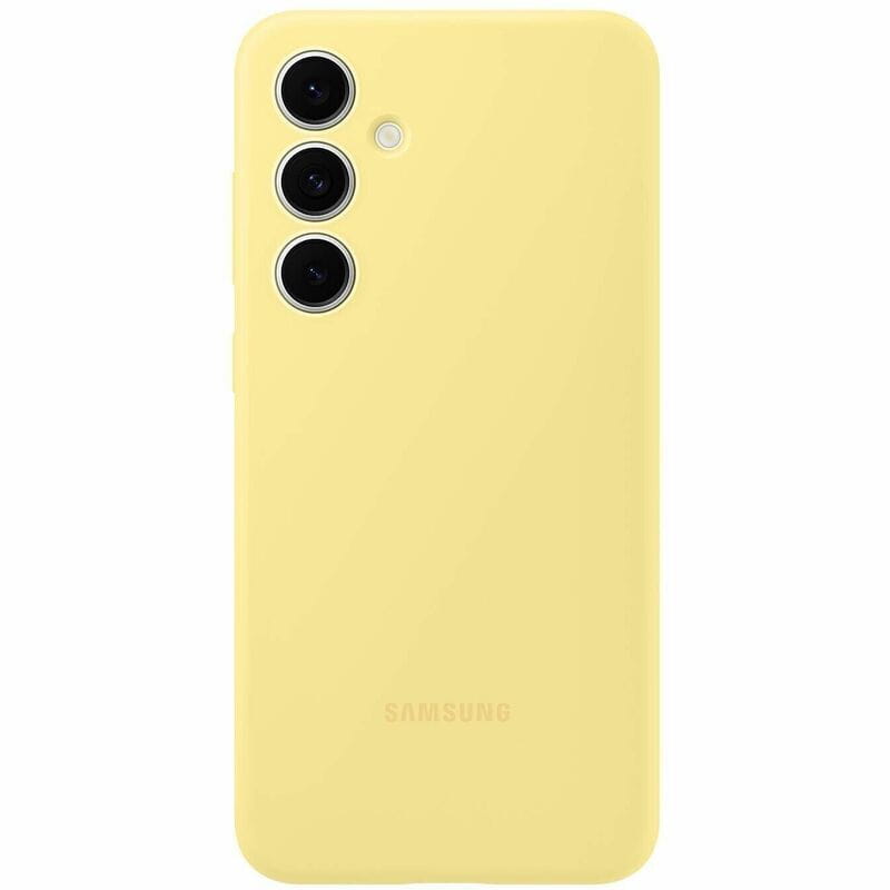 Чeхол-накладка Samsung Silicone Case для Samsung Galaxy S24 FE SM-S721 Yellow (EF-PS721CYEGWW)