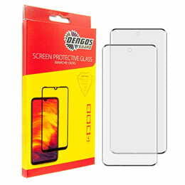 Захисне скло Dengos для Xiaomi Redmi Note 14 Pro Black Full Glue (DG-TG2P-64) 2шт