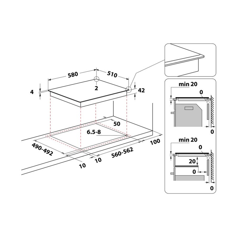Варильна поверхня  Whirlpool AKT 8130 BA