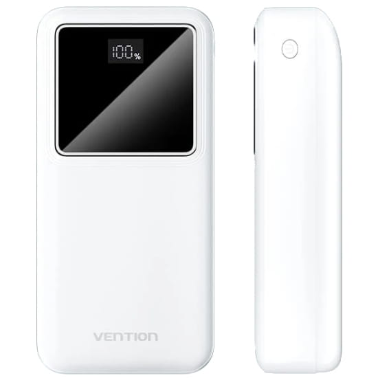 Універсальна мобільна батарея Vention 30000mAh PD QC 3.0 White (FHMW0)