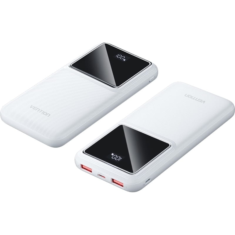 Універсальна мобільна батарея Vention 10000mAh PD QC 3.0 White (FHKW0)