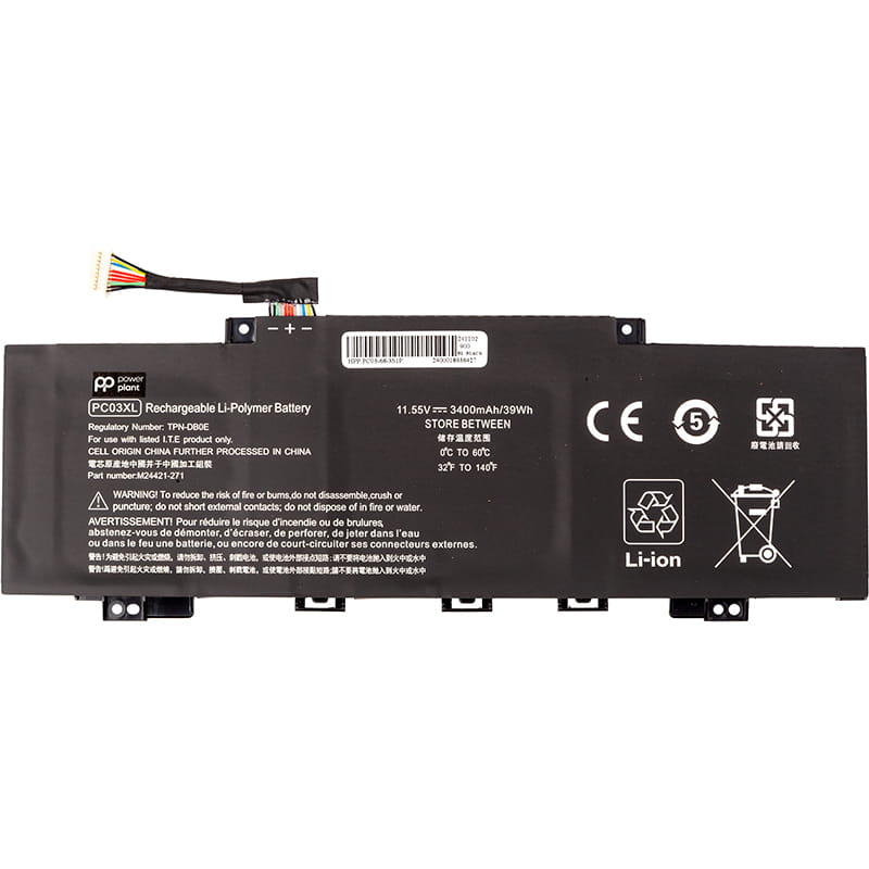 АКБ PowerPlant для ноутбука HP Pavilion X360 14 Series (PC03XL) 11.55V 3400mAh (NB462346)