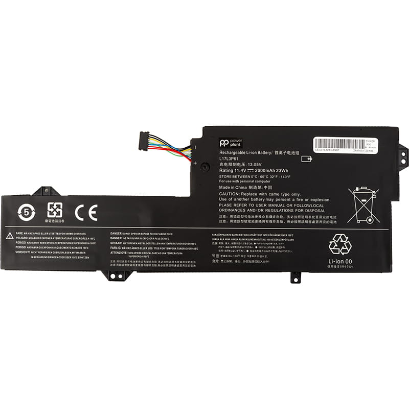 АКБ PowerPlant для ноутбука Lenovo IdeaPad Yoga 720-12IKB (L17L3P61) 11.4V 2000mAh (NB482252)