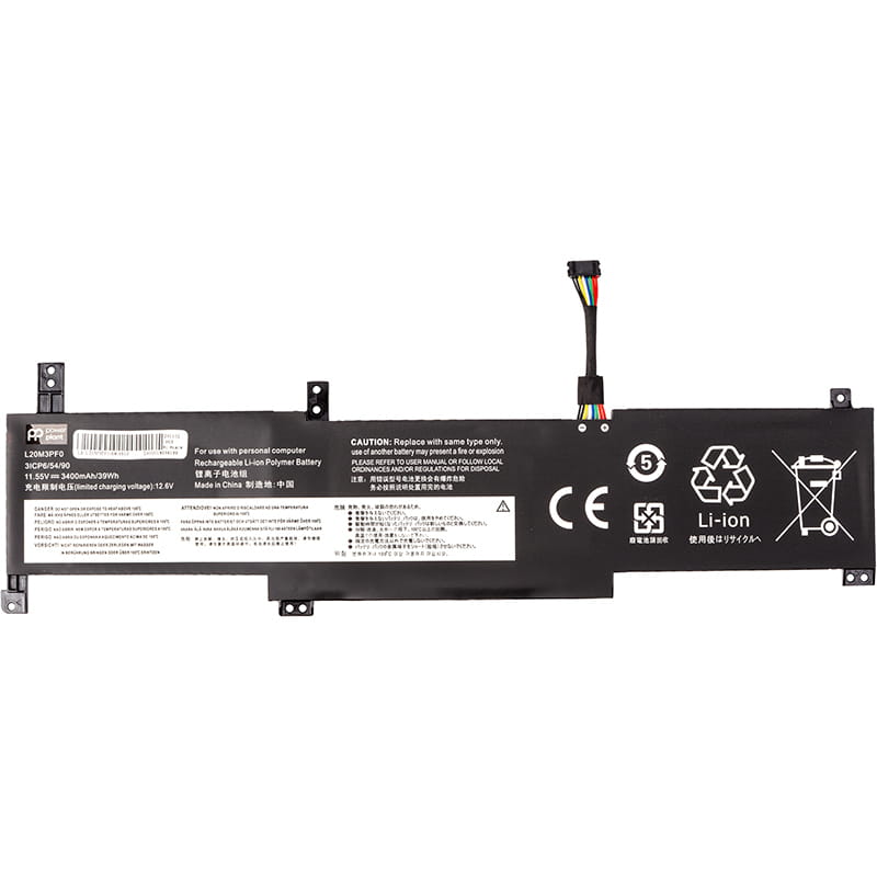 АКБ PowerPlant для ноутбука Lenovo IdeaPad 3 (L20M3PF0) 11.55V 3400mAh (NB482351)