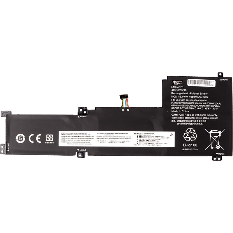 АКБ PowerPlant для ноутбука Lenovo Ideapad 5-15 (L19L4PF1) 15.4V 4650mAh (NB482429)