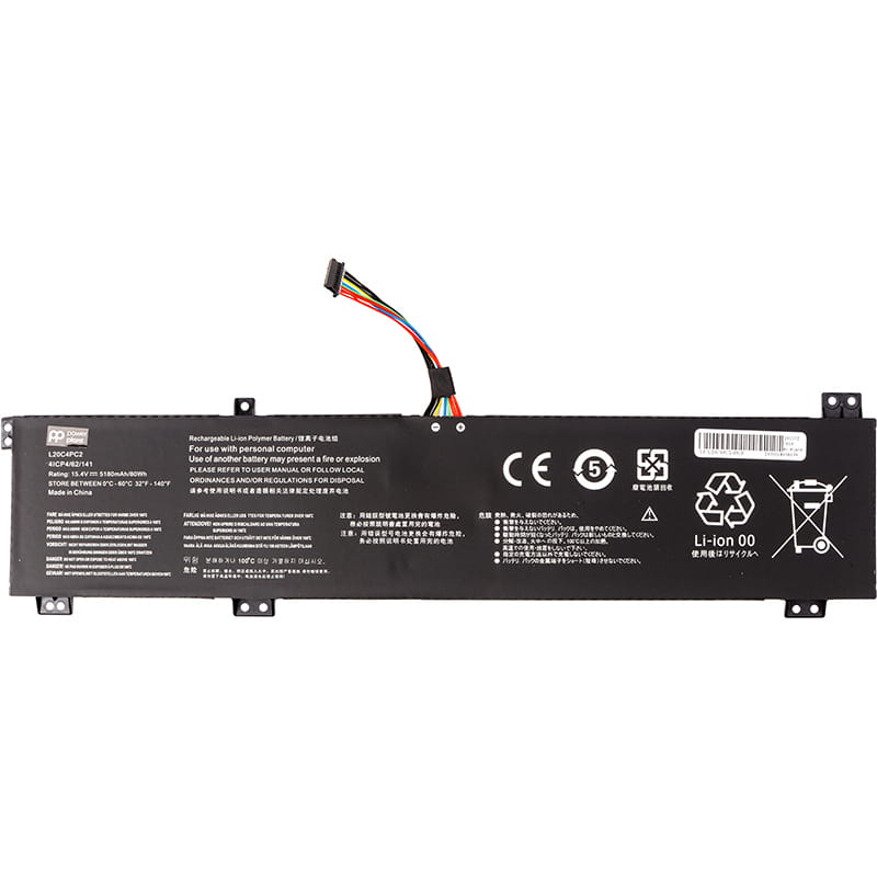АКБ PowerPlant для ноутбука Lenovo Legion 5-17ITH6 (L20C4PC2) 15.4V 5180mAh (NB482443)