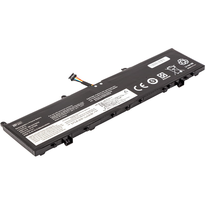 АКБ PowerPlant для ноутбука Lenovo ThinkPad X1 Extreme 1st Gen/2nd Gen (L17C4P72) 15.4V 5180mAh (NB482474)