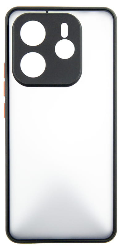 Чeхол-накладка Dengos Matt для Xiaomi Redmi Note 14 5G Black (DG-KM-127) + защитное стекло