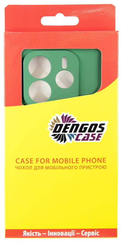 Чохол-накладка Dengos Soft для Xiaomi Redmi Note 14 5G Mint (DG-KM-131) + захисне скло