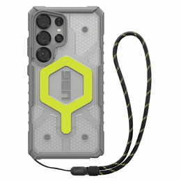 Чeхол-накладка Urban Armor Gear для Samsung Galaxy S25 Ultra SM-S938 Pathfinder Clear with Magnet Bundle Active Neon Lanyard (2144831BV01)