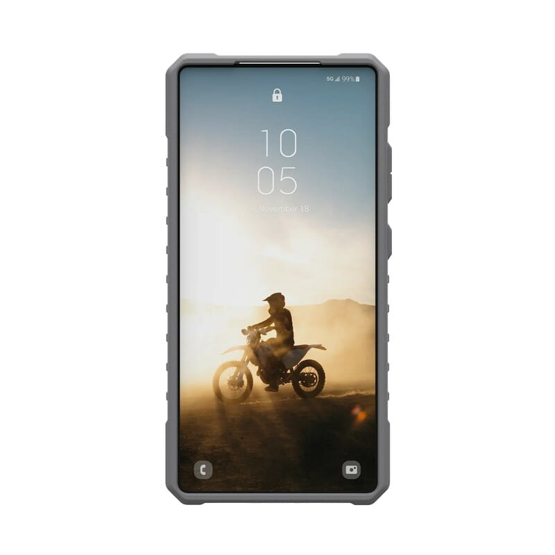 Чeхол-накладка Urban Armor Gear для Samsung Galaxy S25 Ultra SM-S938 Pathfinder Clear with Magnet Bundle Active Neon Lanyard (2144831BV01)