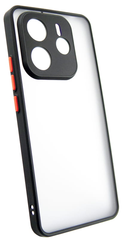 Чeхол-накладка Dengos Matt для Xiaomi Redmi Note 14 5G Black (DG-TPU-MATT-155)
