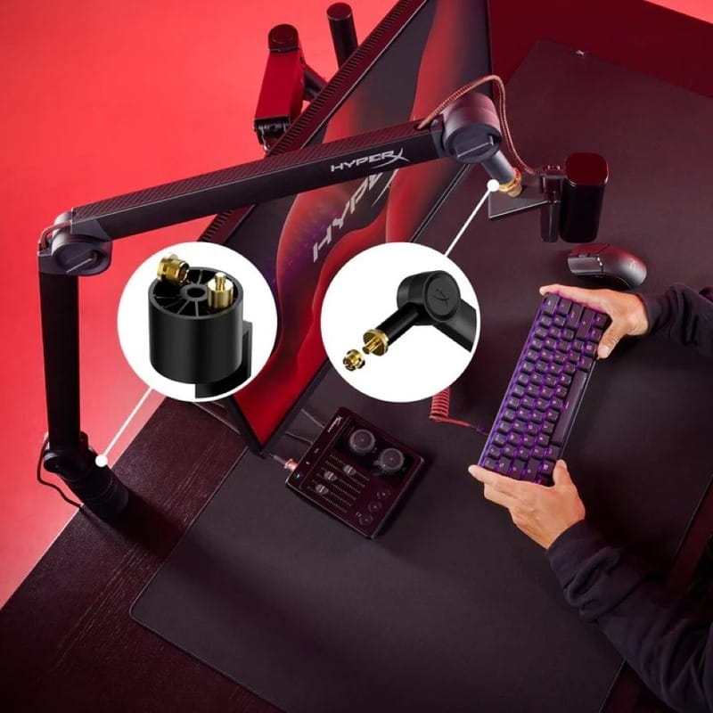 Пантограф для мікрофону HyperX Caster Mic Black (786H6AA)