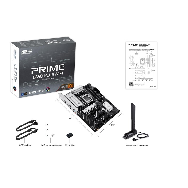 Материнська плата Asus Prime B850-Plus WiFi Socket AM5