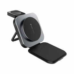 Бездротовий зарядний пристрій Umetravel 3in1 TRIP33 15W Metal-Gray