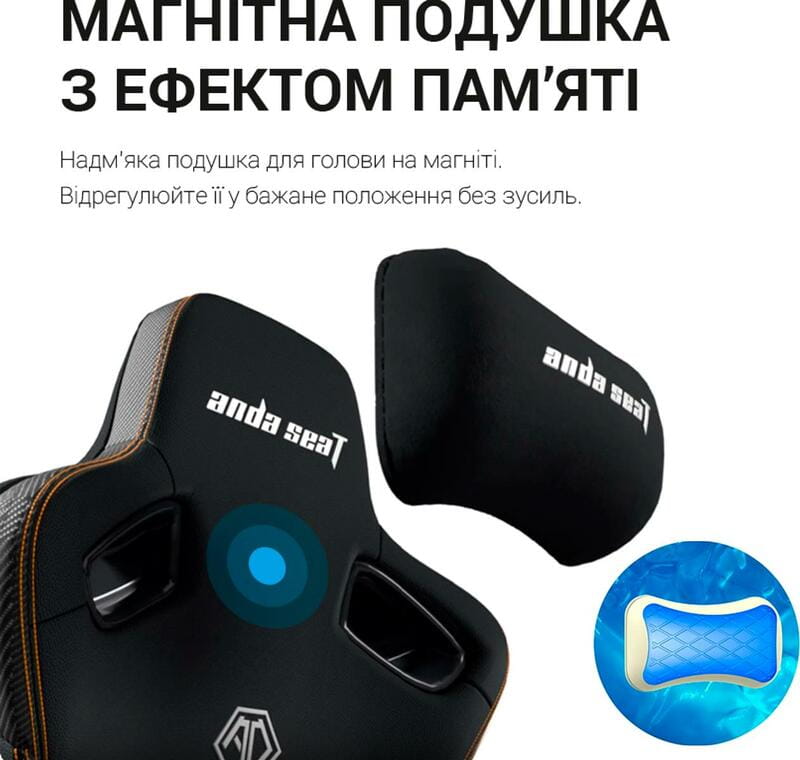 Крісло для геймерів Anda Seat Kaiser 3 Pro Size XL Black (AD12YDC-XL-01-B-CF-B02)