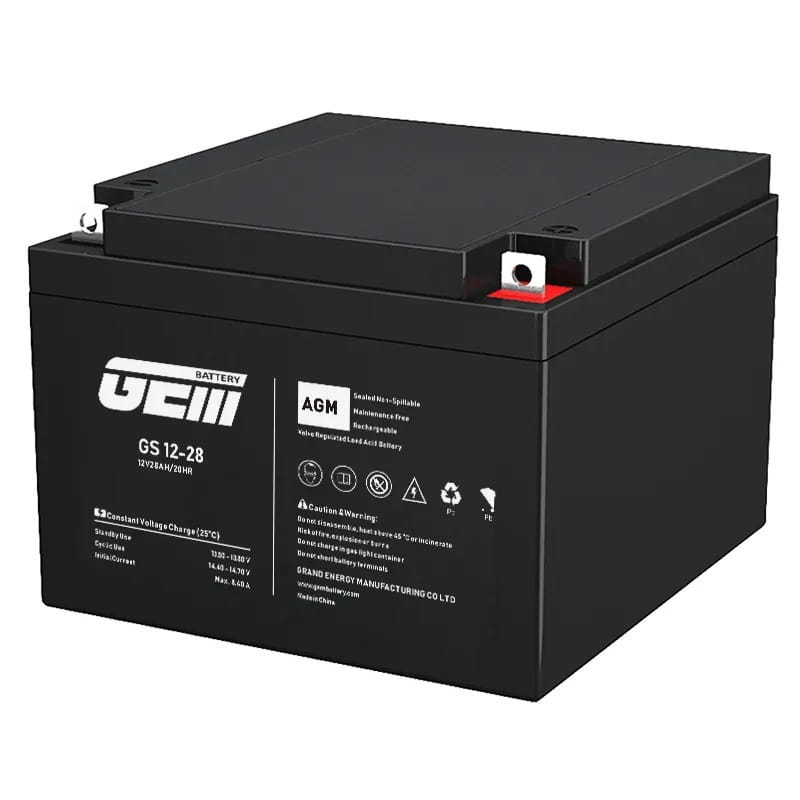 Аккумуляторная батарея GEM Battery 12V 28AH (GS 12-28) AGM